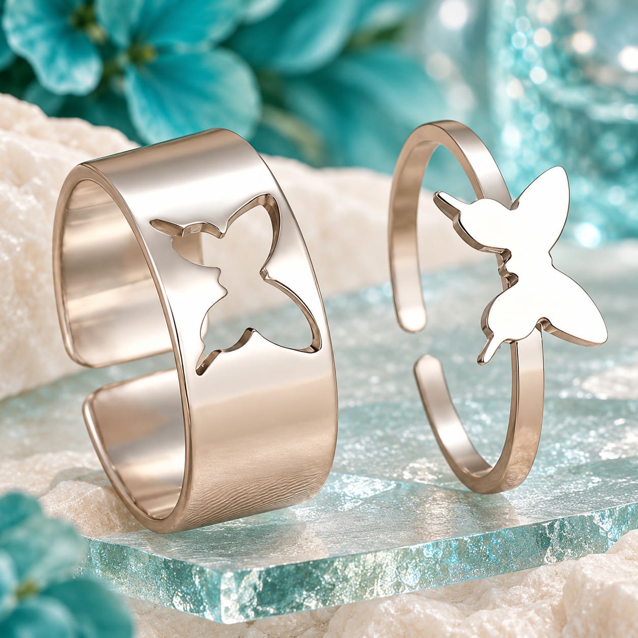 Bague Papillon Duo Eternel