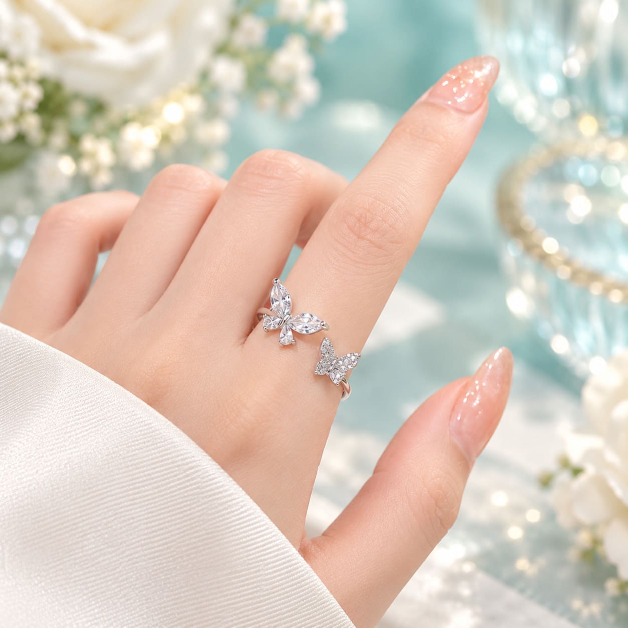 Bague Papillon Femme Grâcieuse