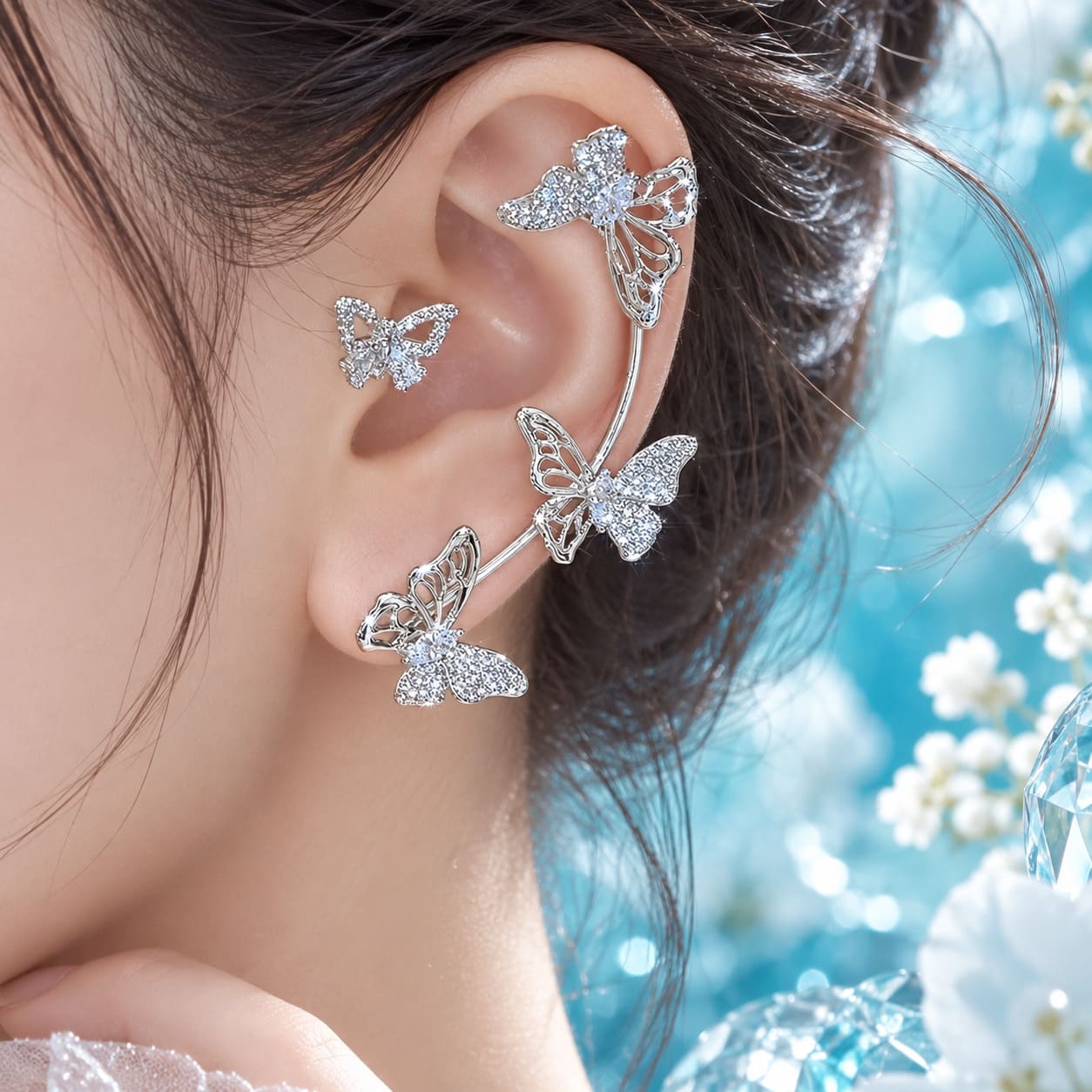 Boucle Tour d’Oreille Papillon