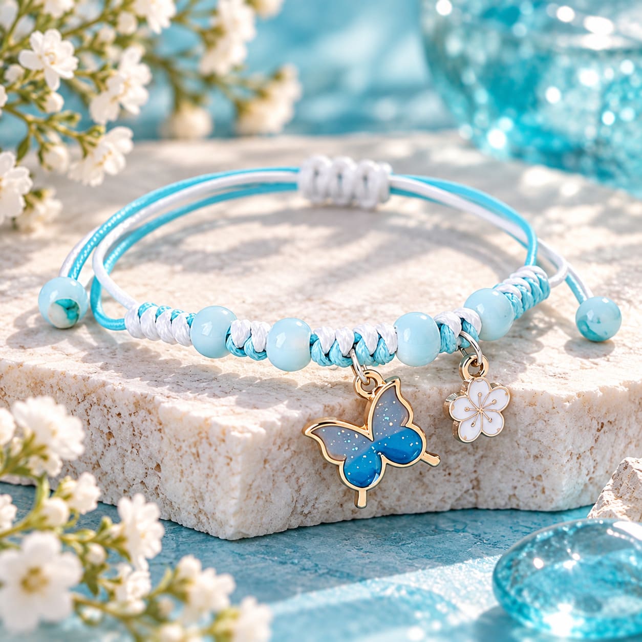 Bracelet Cordon Papillon