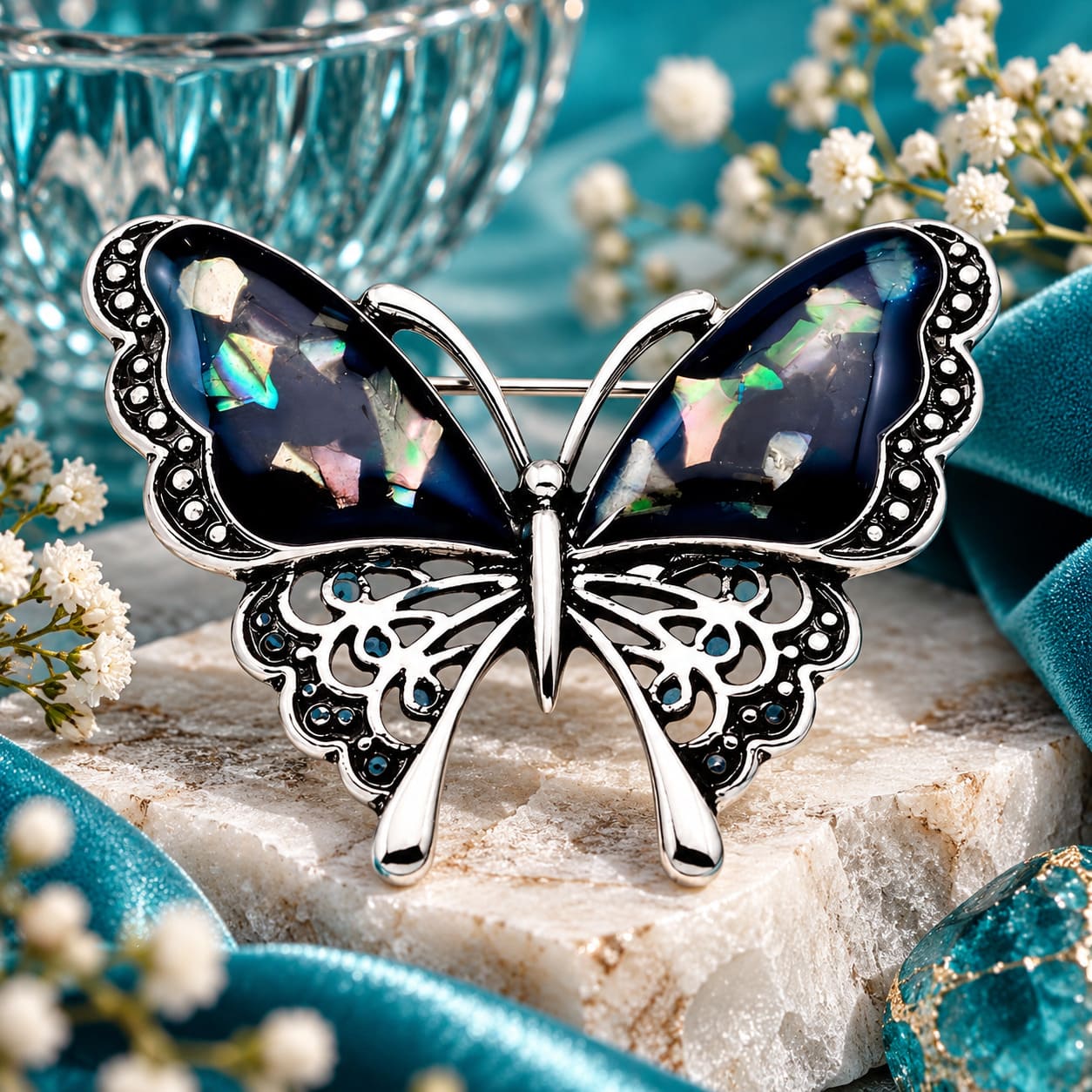 Broche Ancienne Papillon