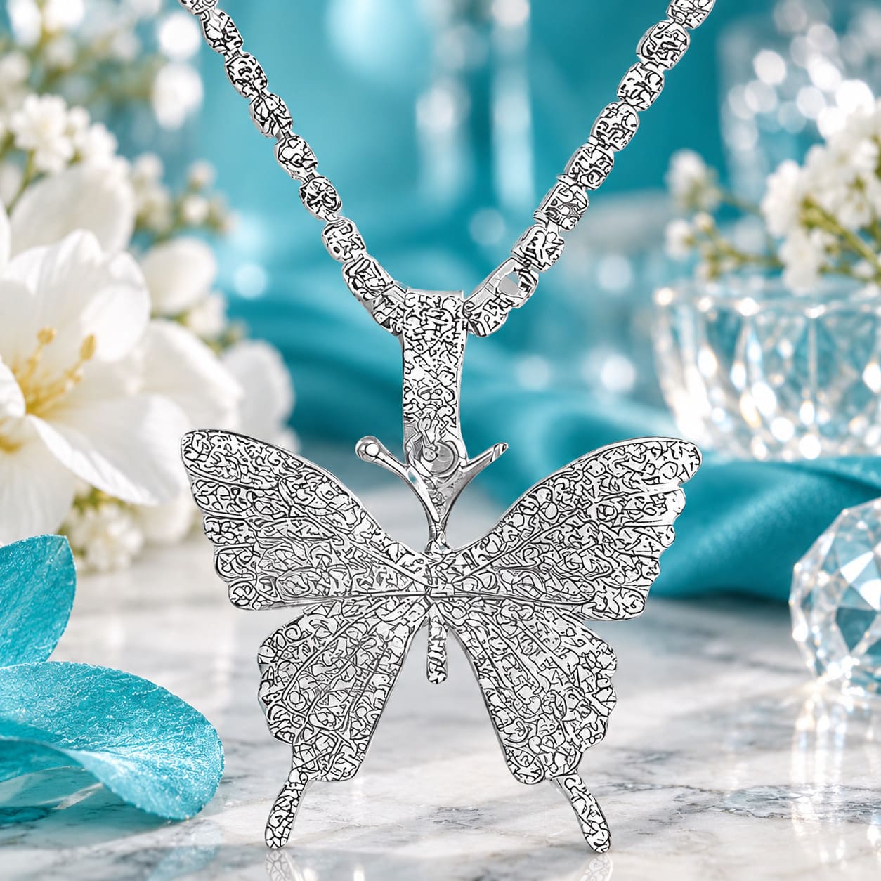 Collier Papillon Strass