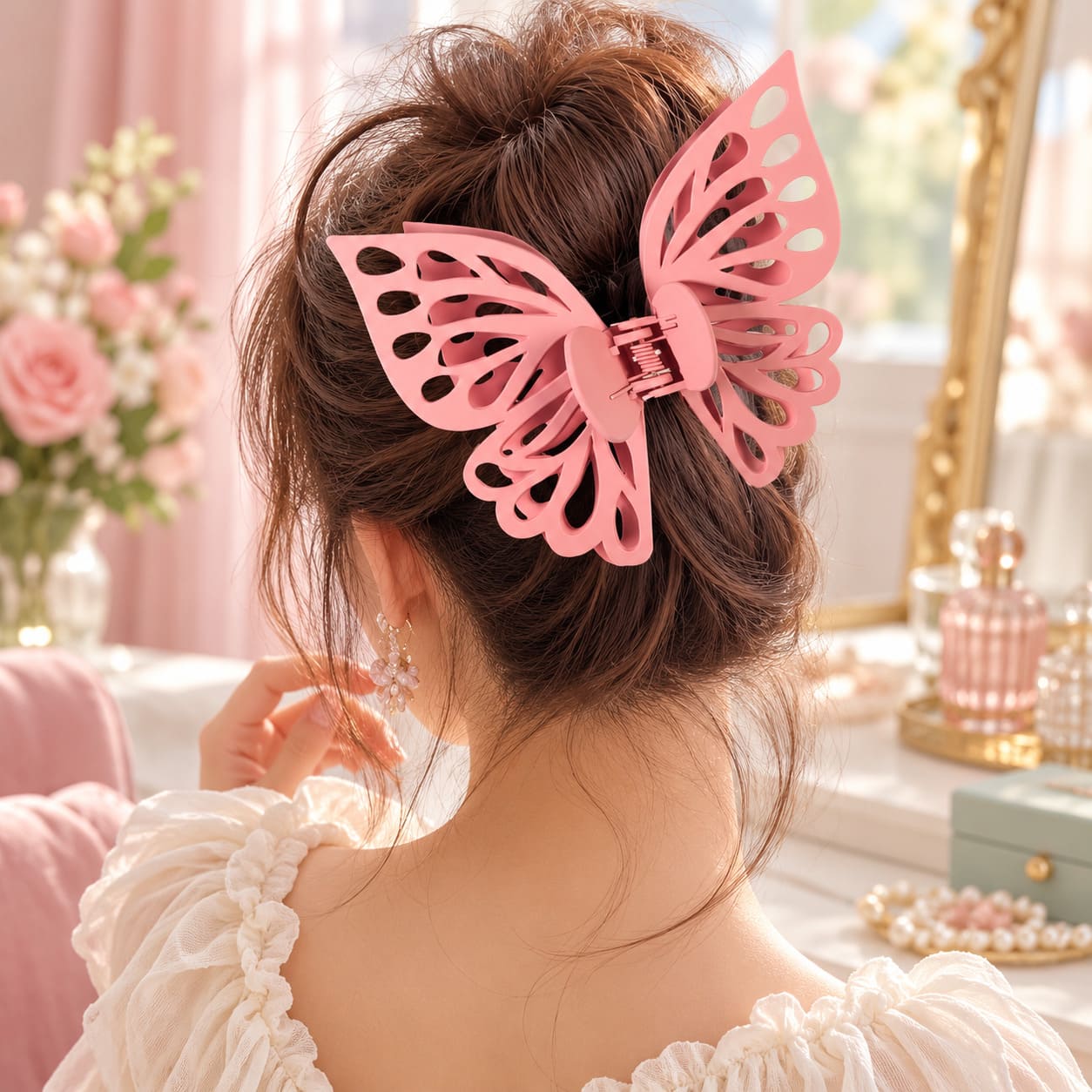 Grande Barette Papillon
