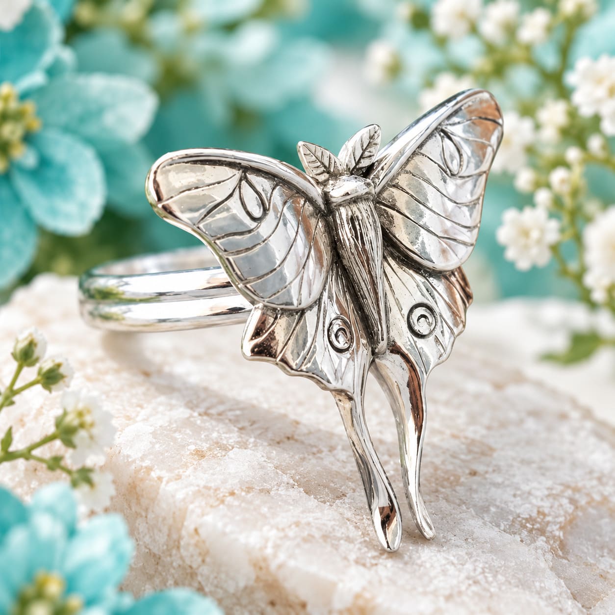 Bague Papillon Bohème Vintage