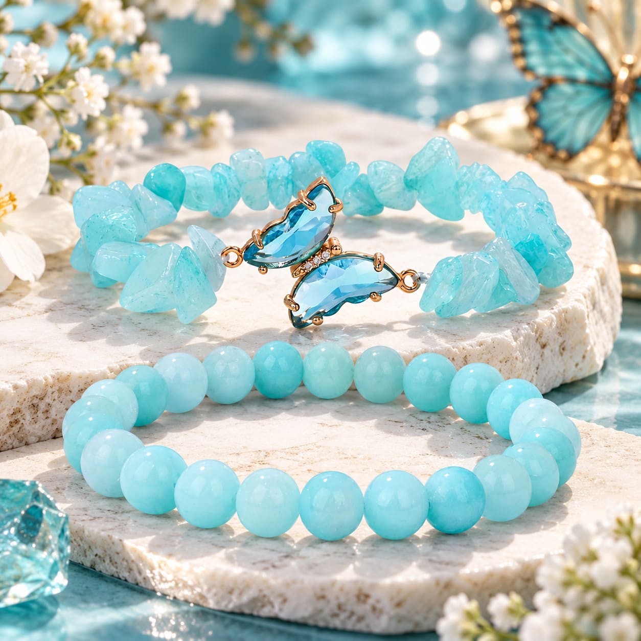Bracelet de Perles Papillon