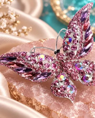 Broche Papillon Fantaisie