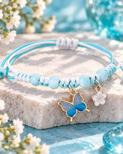Bracelet Cordon Papillon