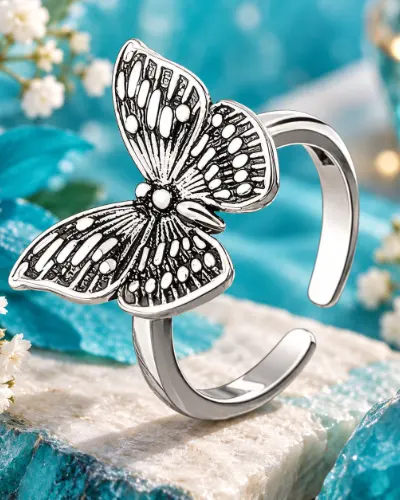 Bague en Forme de Papillon